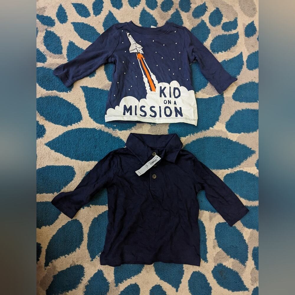 4 Old Navy Tops, 3 - 6 Months